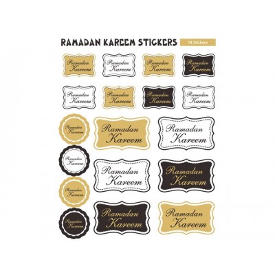 Ramadan Kareem - Stickers - LARGE - 36